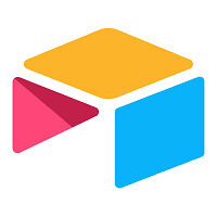 Airtable logo - tech saas brand identity design