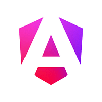 Angular logo - tech saas brand identity design