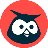 Hootsuite logo - tech saas brand identity design
