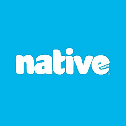 Native Shoes logo - tech saas brand identity design