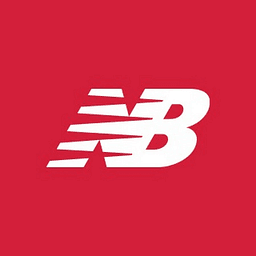 New Balance logo - tech saas brand identity design