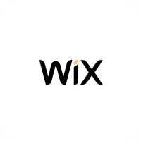 Wix logo - tech saas brand identity design